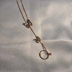 Butterfly hand chain bracelet(Gold)