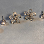 Crystal Blossom Trio studs
