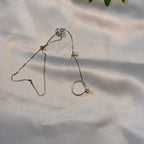 Lace Flora hand chain (Silver)