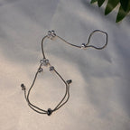 Celestial Flora hand chain (silver)