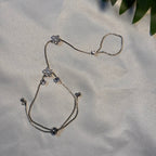 Celestial Flora hand chain (silver)