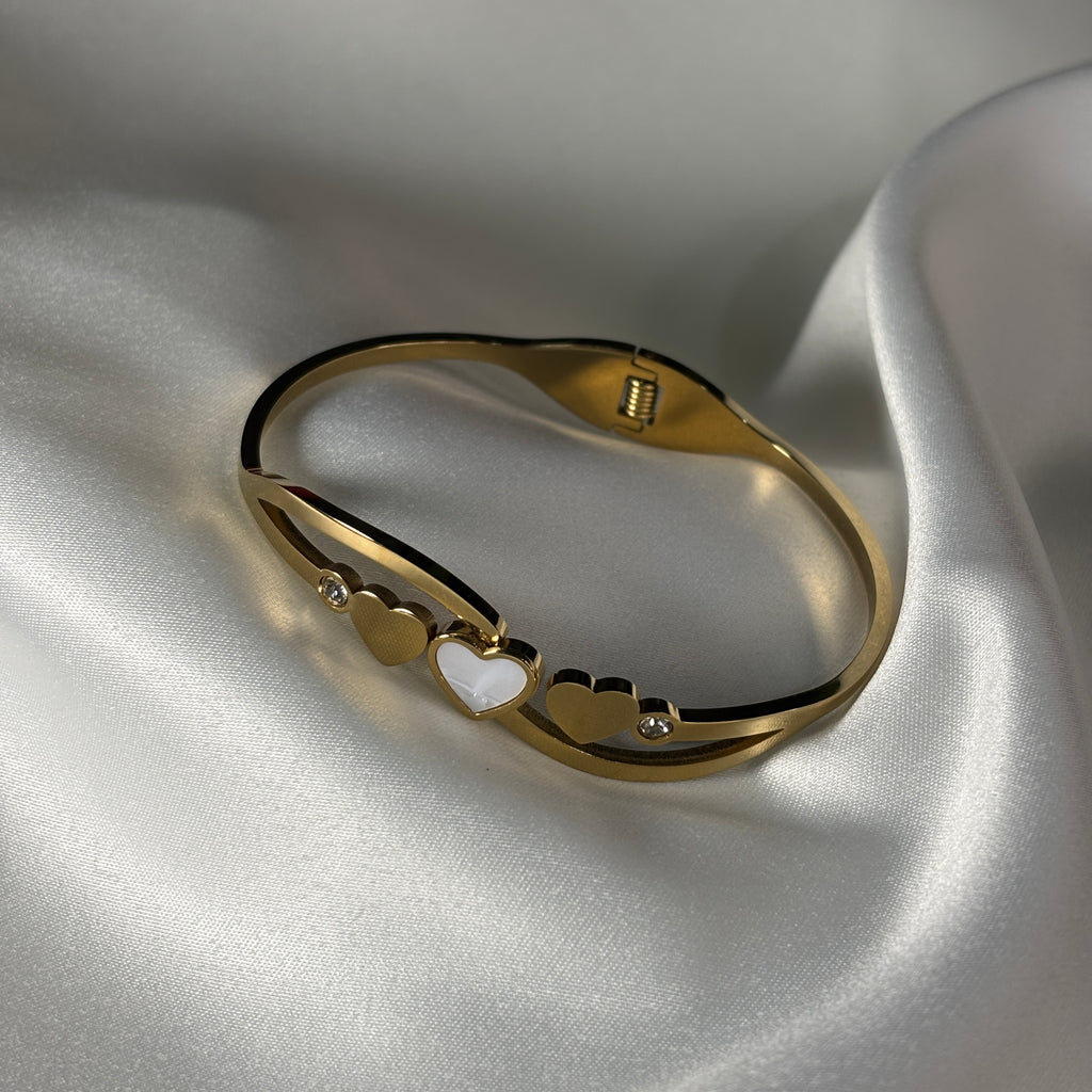 Trio Heart Harmony Bracelet