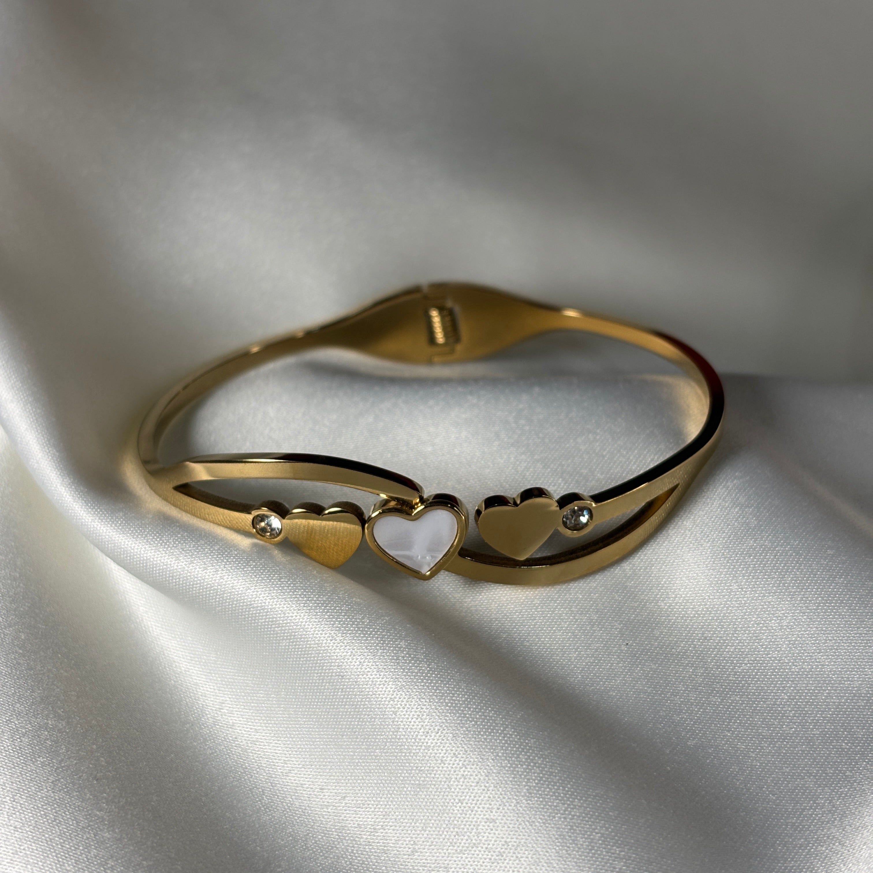 Trio Heart Harmony Bracelet