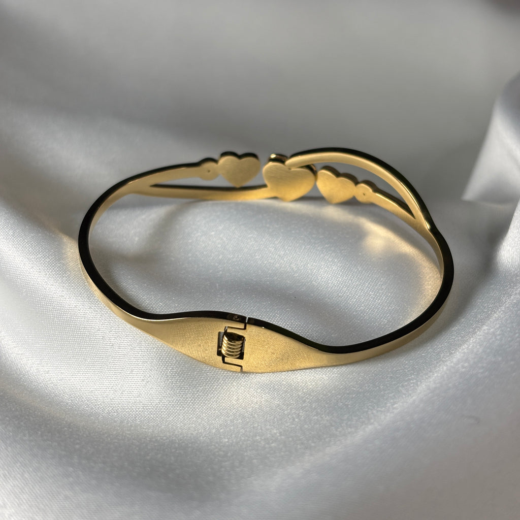 Trio Heart Harmony Bracelet