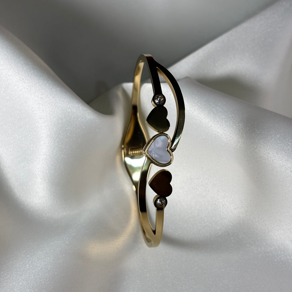 Trio Heart Harmony Bracelet