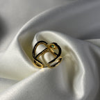 Emerald Glow Ring - Size Adjustable