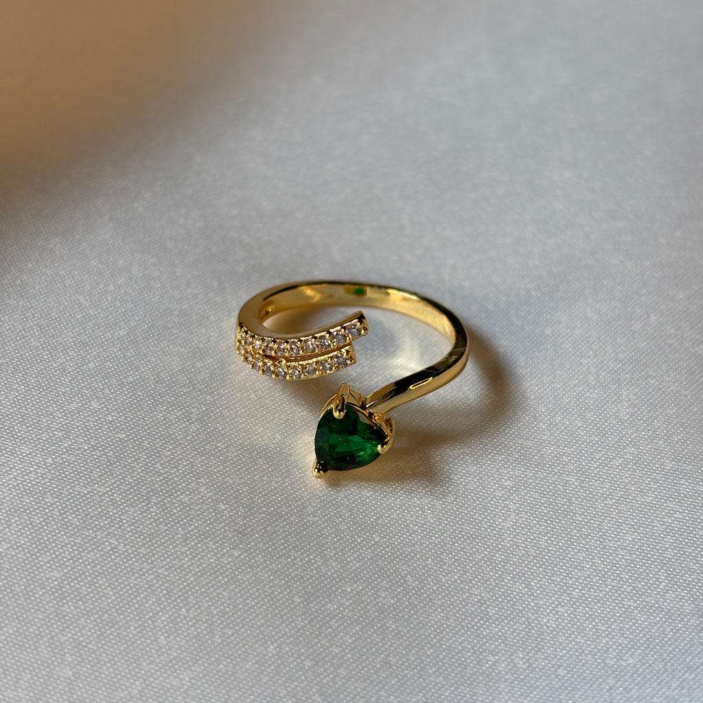 Evergreen Heart Ring