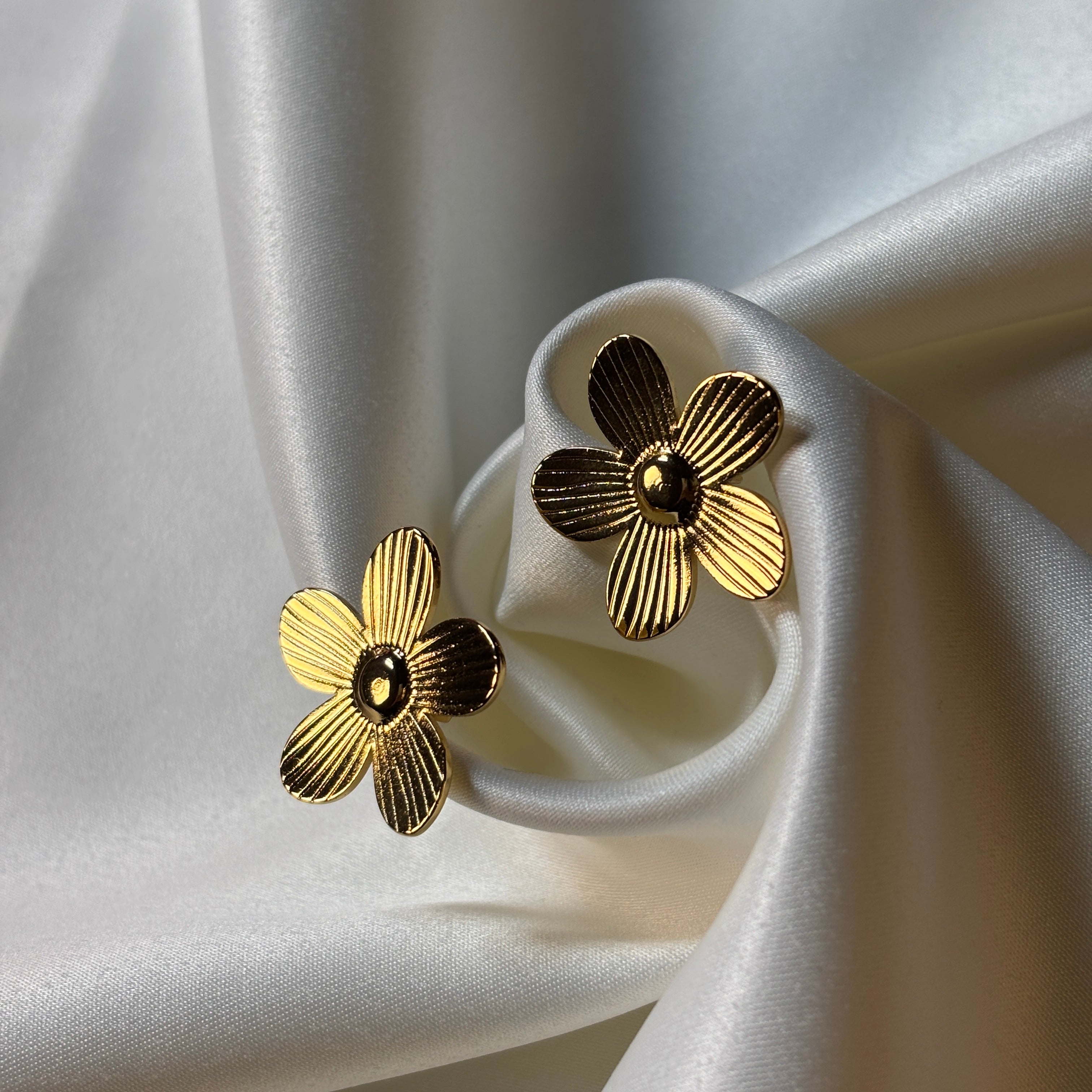 Golden Blossom Studs