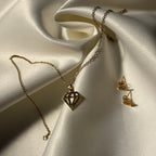 Diamond Duo Necklace Set