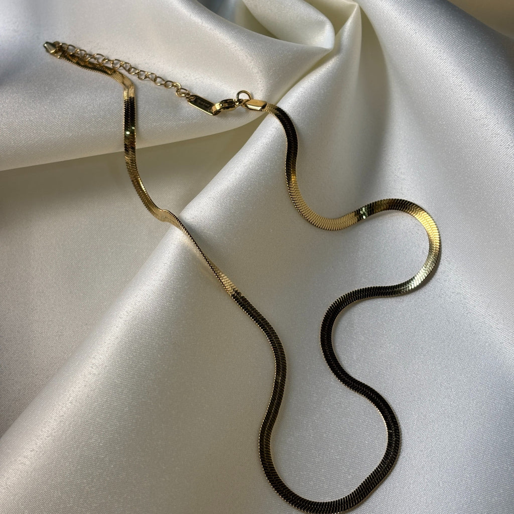 Golden Sleek Snake Chain