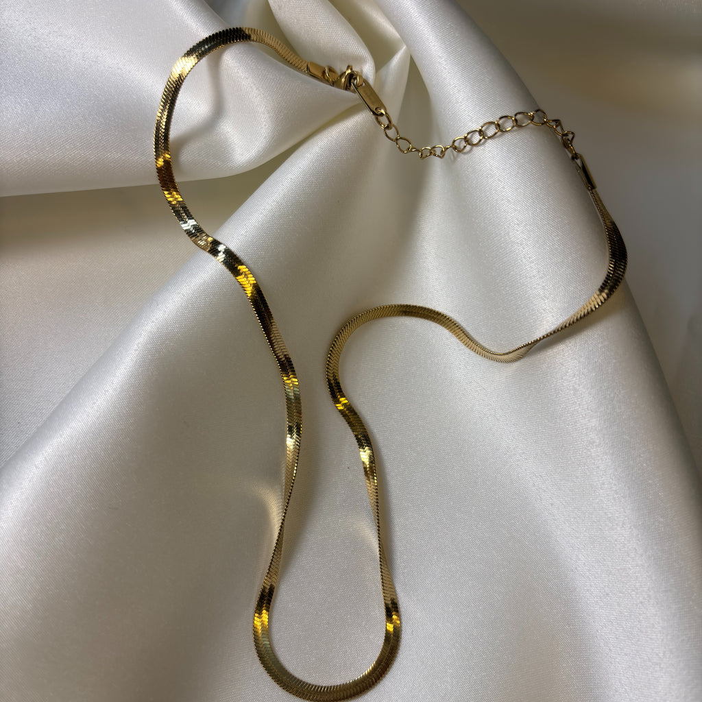 Golden Sleek Snake Chain