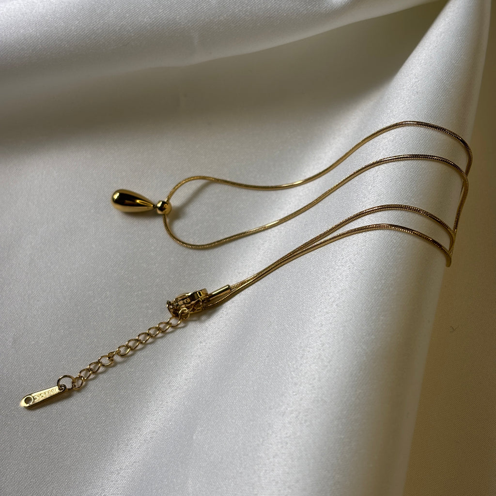 Golden Dew Drop Chain