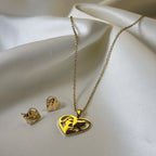 Mom's Love Necklace and Earring Set