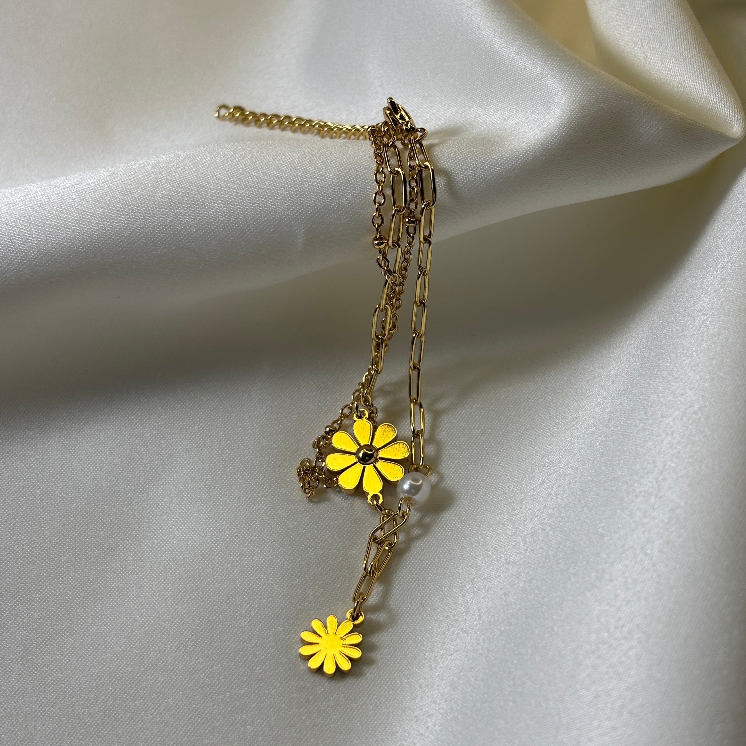 Dual Floral Bracelet