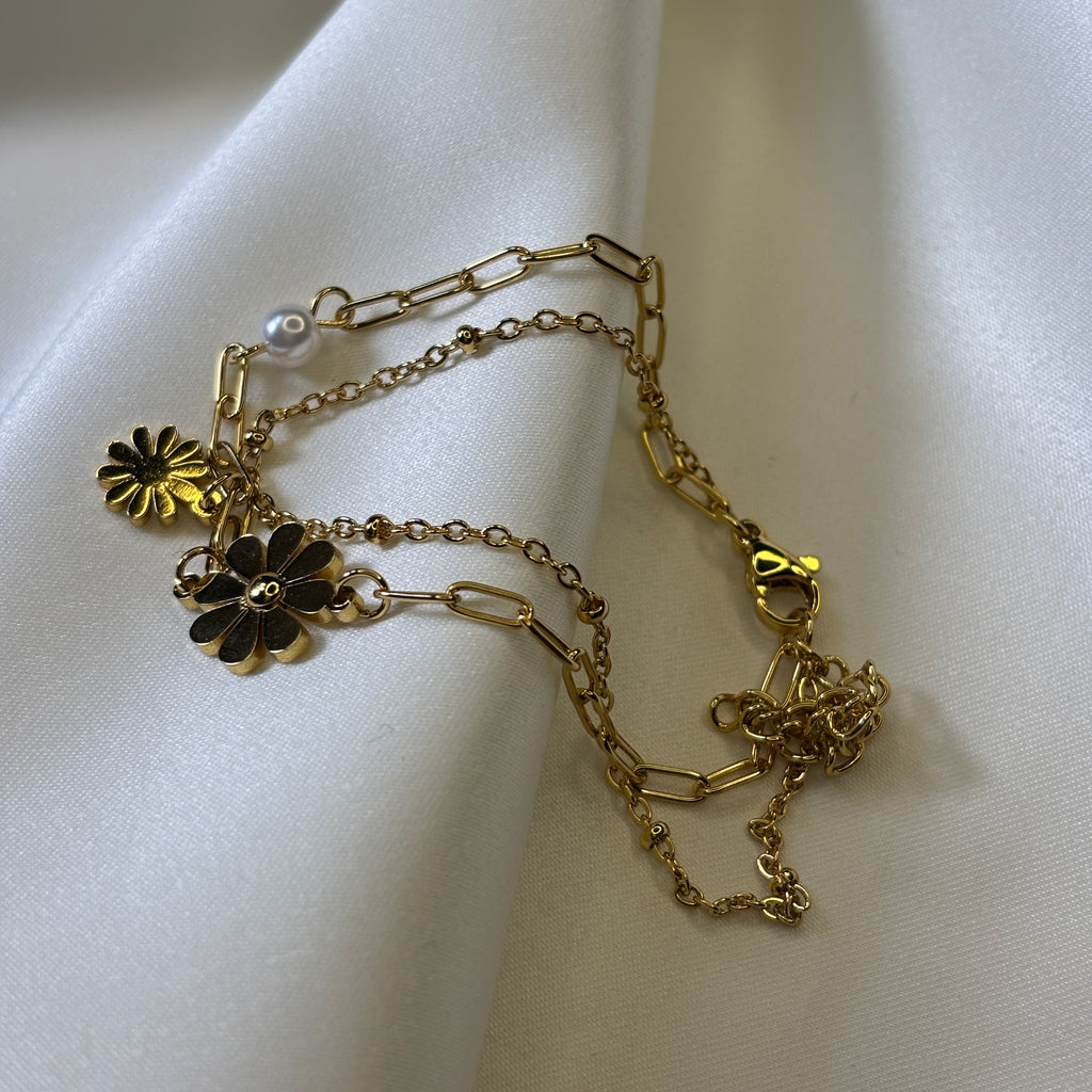 Dual Floral Bracelet